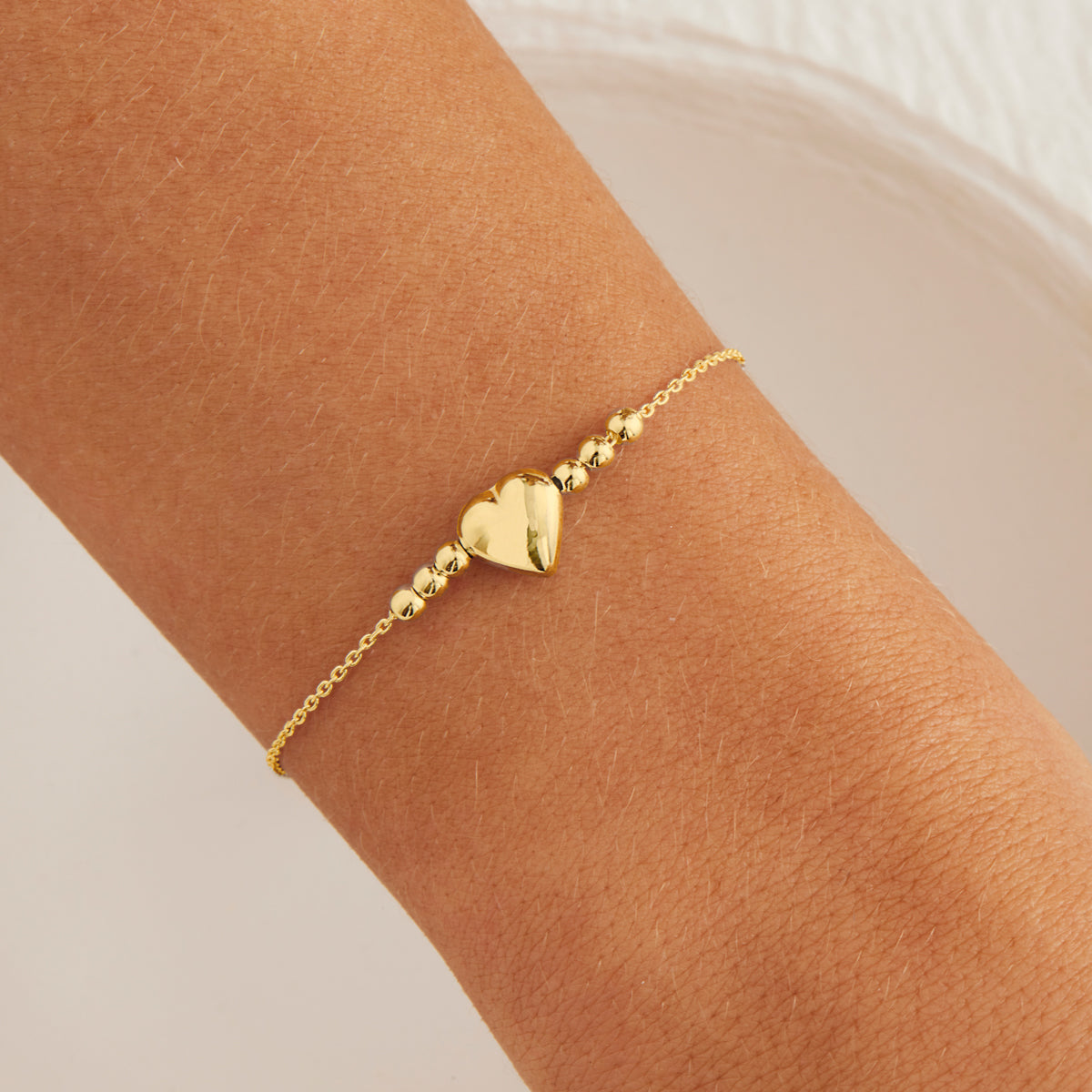 NAJO Amore Yellow Gold Bracelet (18cm+ext)