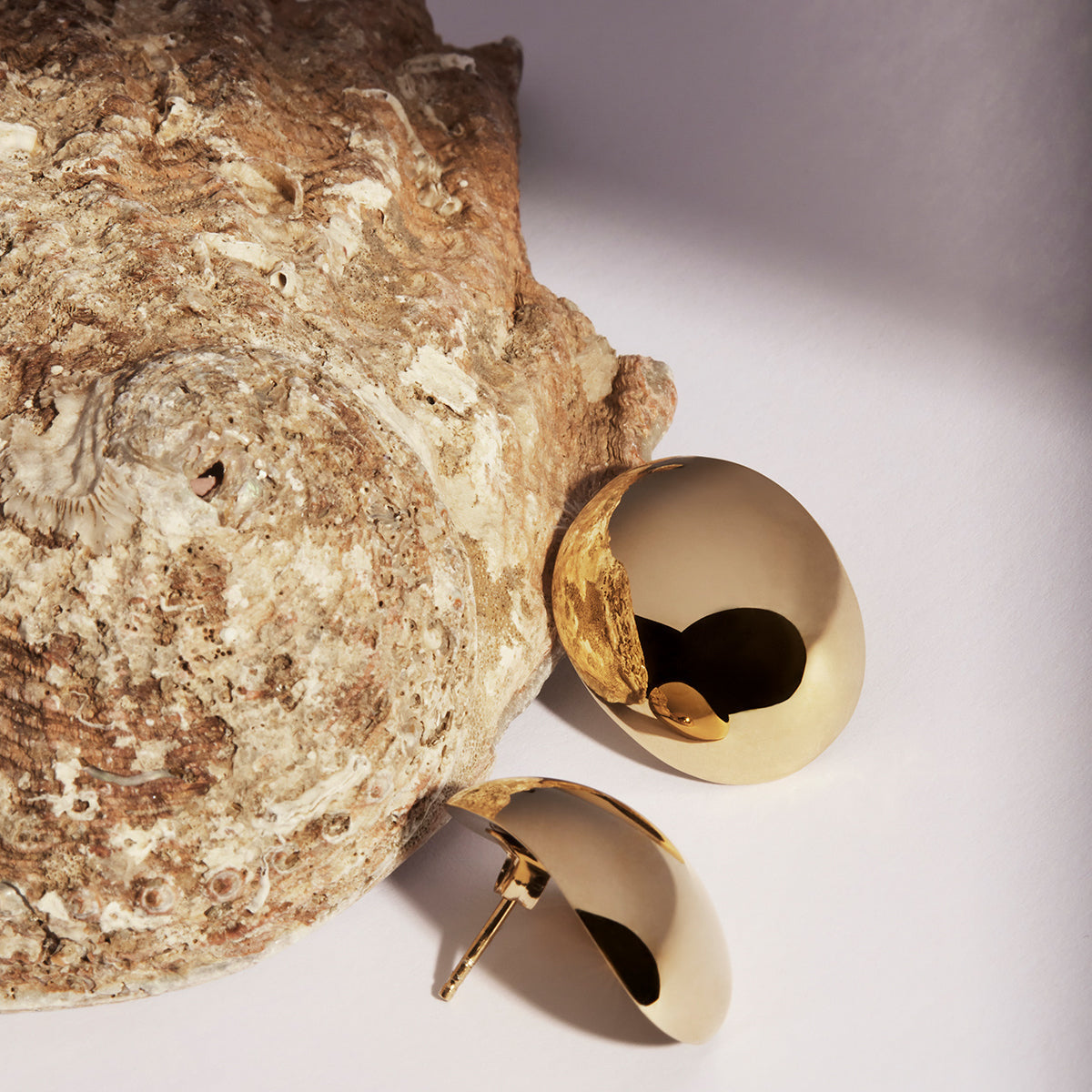 NAJO Fairwinds Yellow Gold Stud Earrings