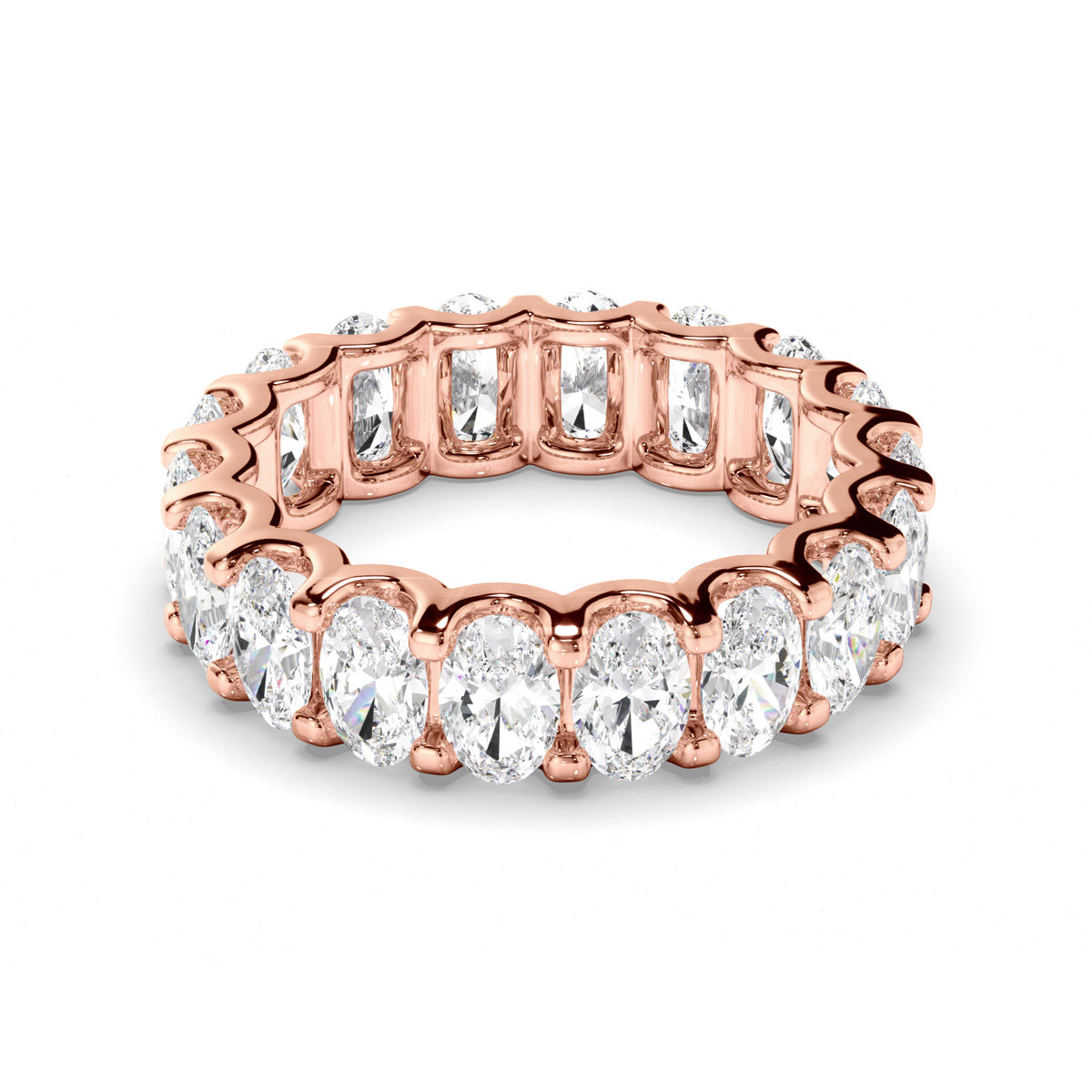 Oval Cut Diamond Eternity Ring
