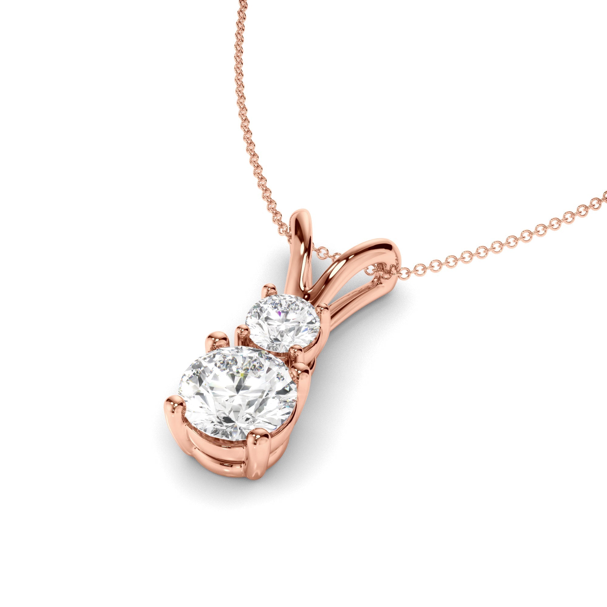 Round Brilliant Cut Diamond Pendant
