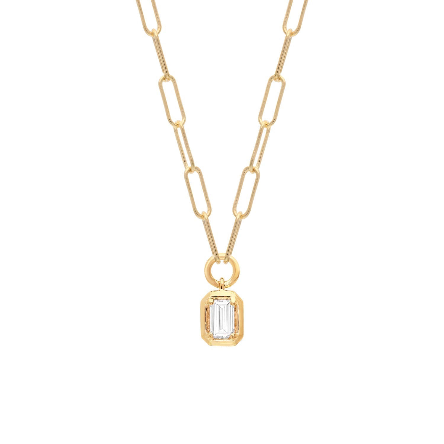 0.5ct Lab Grown Diamond Necklace in 9ct Yellow Gold