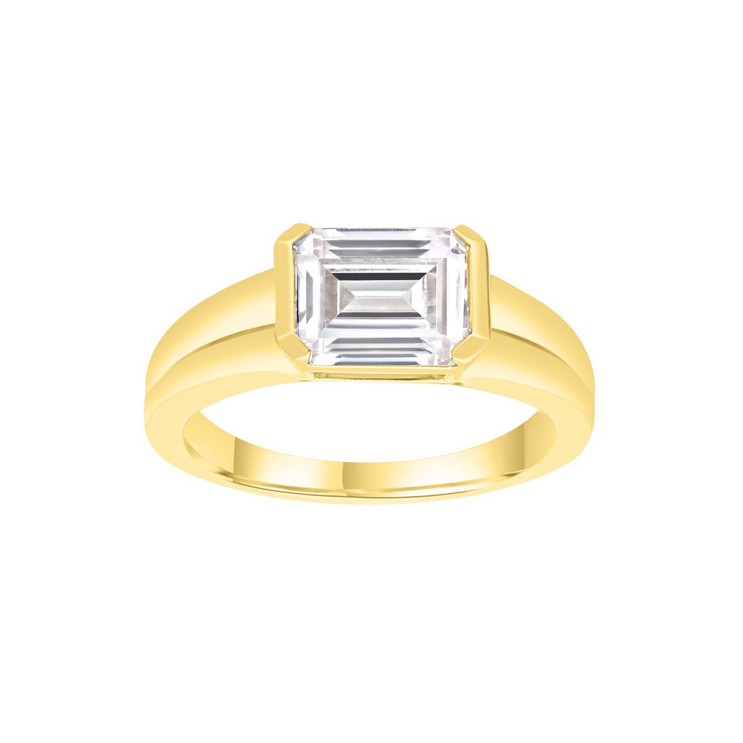 2ct Lab Grown Diamond Ring in 18ct Yellow Gold