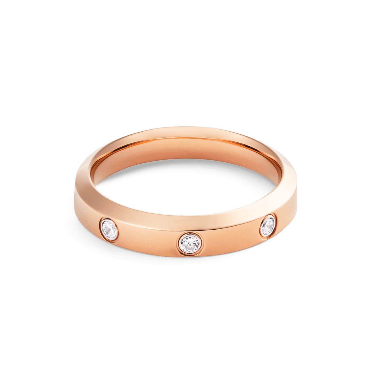 Daniel Wellington Classic Lumine Ring Rose Gold 4mm