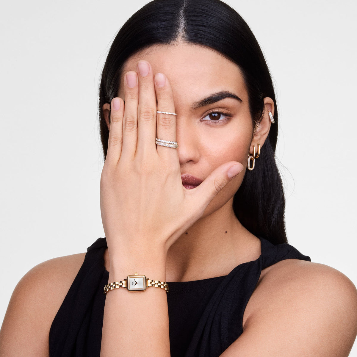 Daniel Wellington Pave Ring Rose Gold 3 mm
