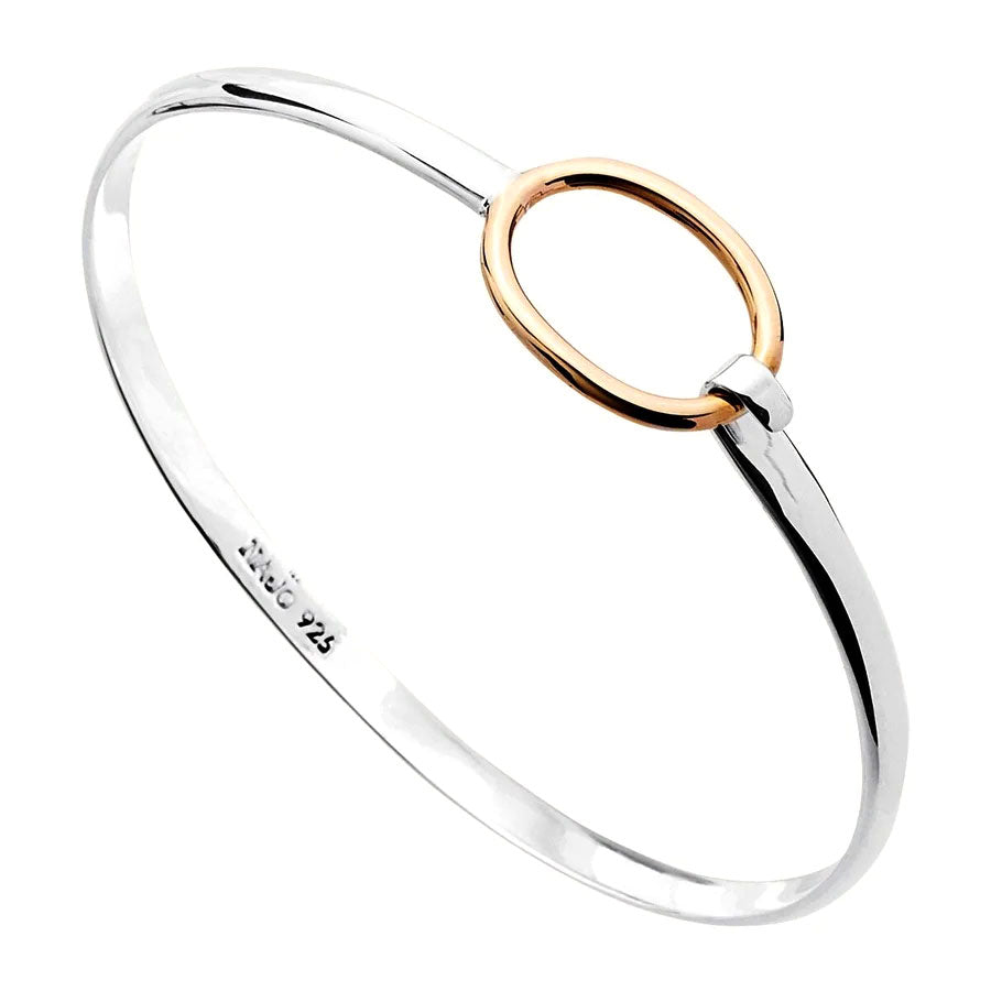 NAJO Conexin Two-Tone Tension Bangle (60mm)