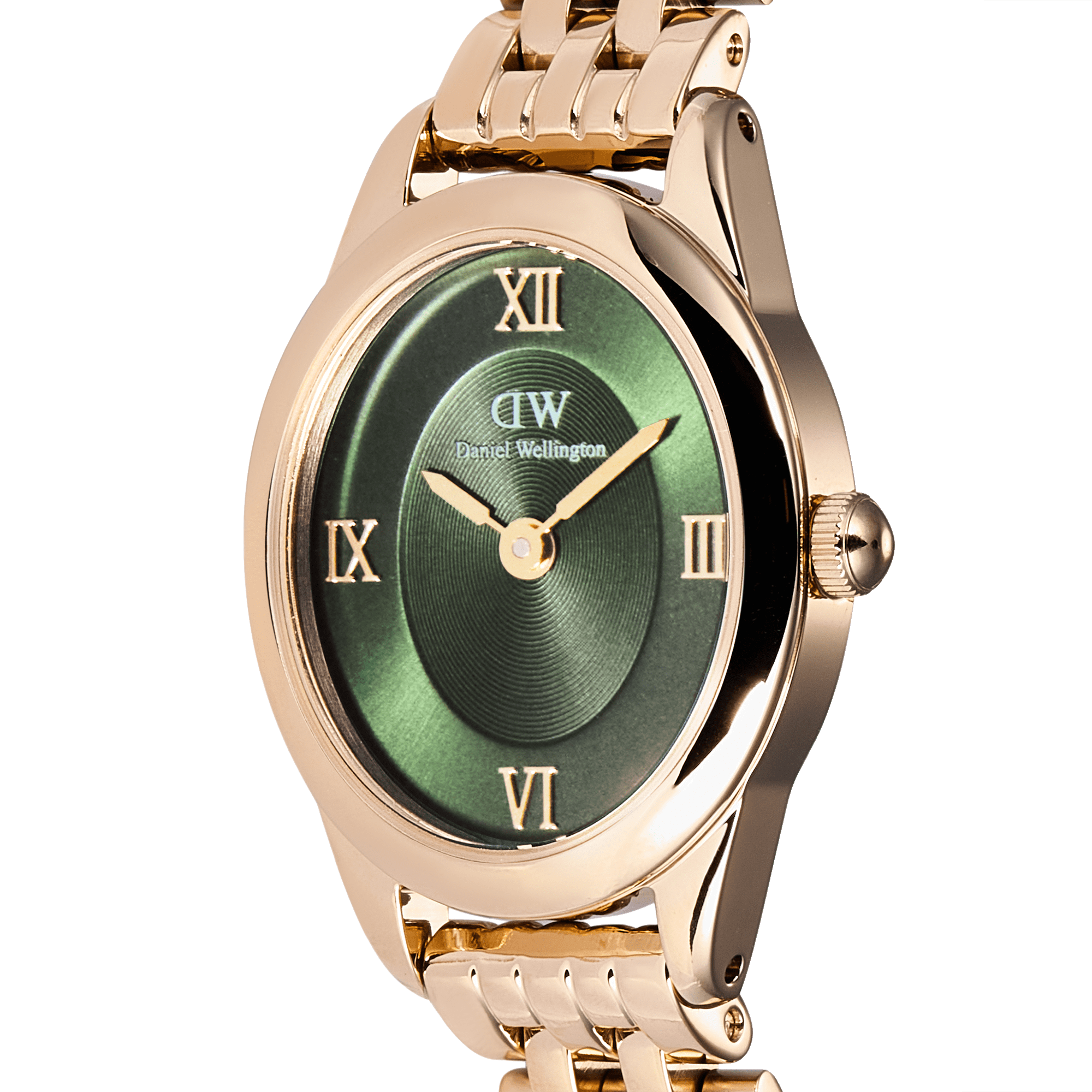 Daniel Wellington Ophelia Mini Emerald Rose Gold Watch
