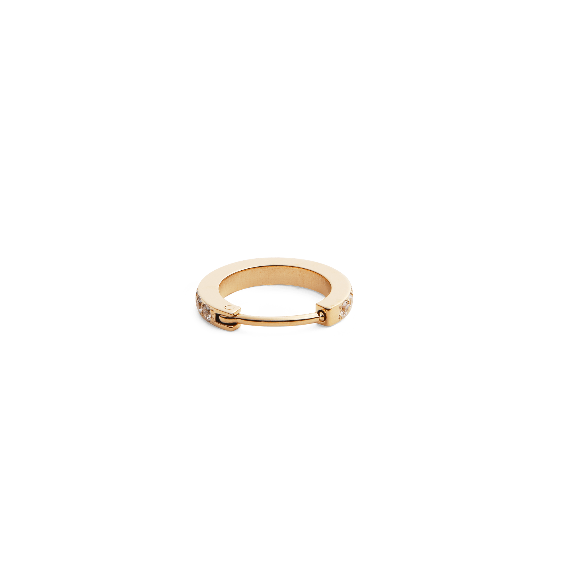 Daniel Wellington Crystal Hoop Earring Gold
