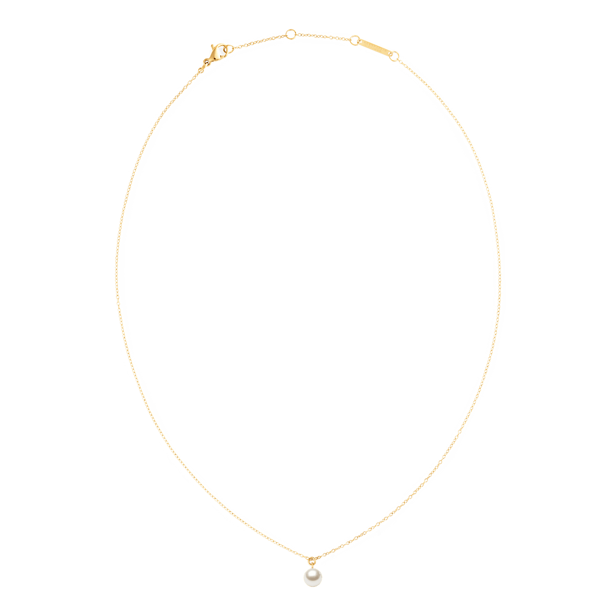 Daniel Wellington Pearl Necklace Gold