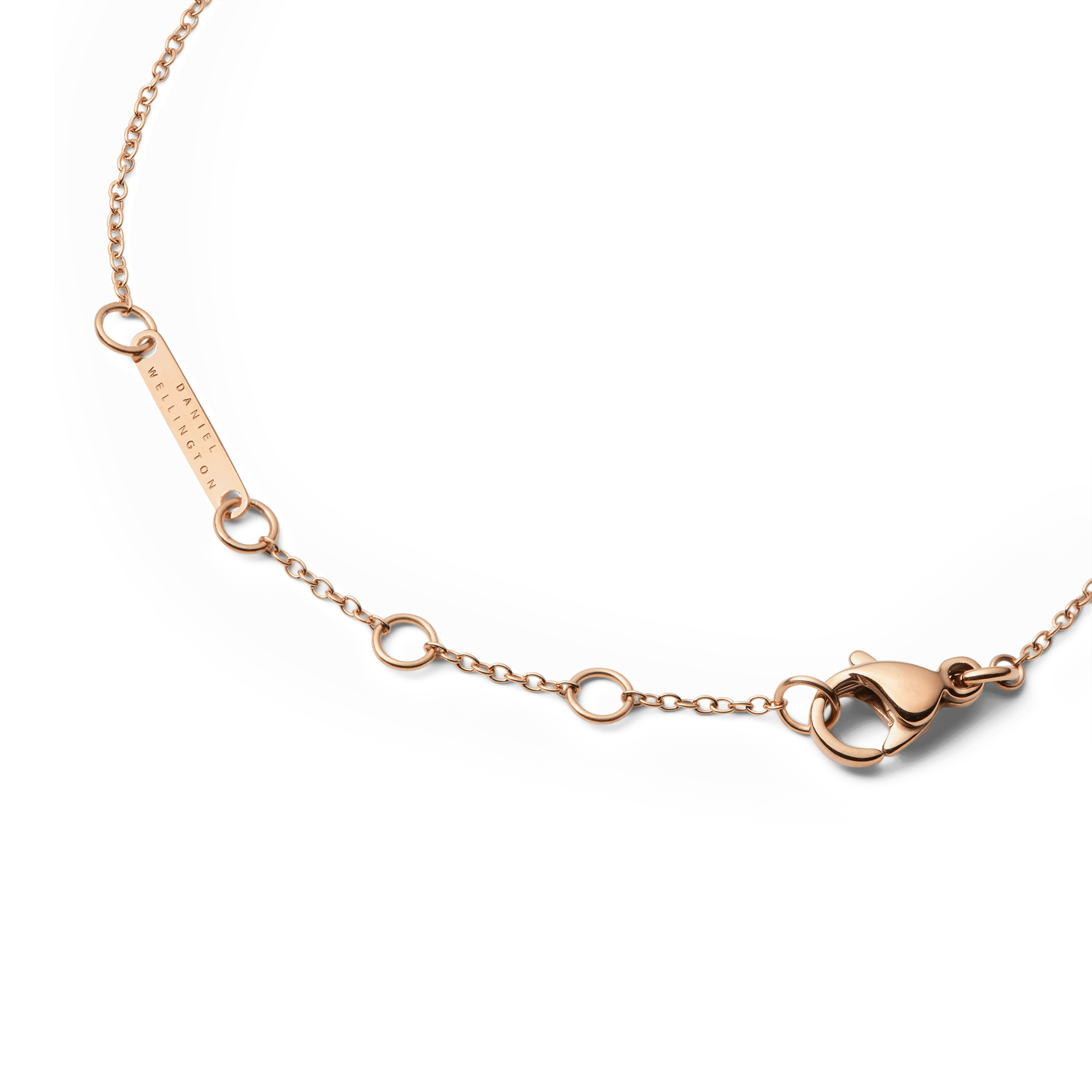 Daniel Wellington Audrey Bracelet Black Agathe Rose Gold