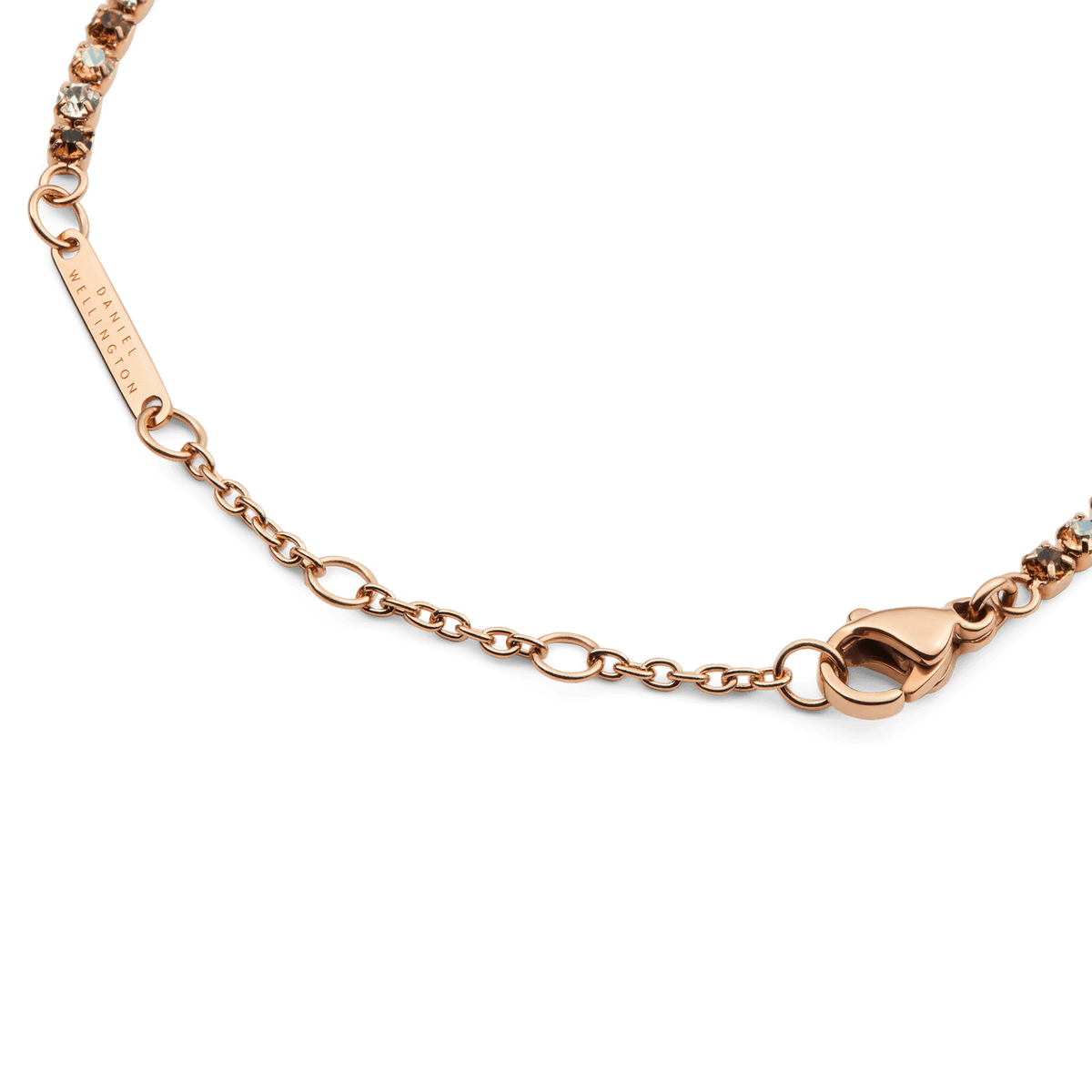 Daniel Wellington Classic Tennis Bracelet Honey Combo Rose Gold