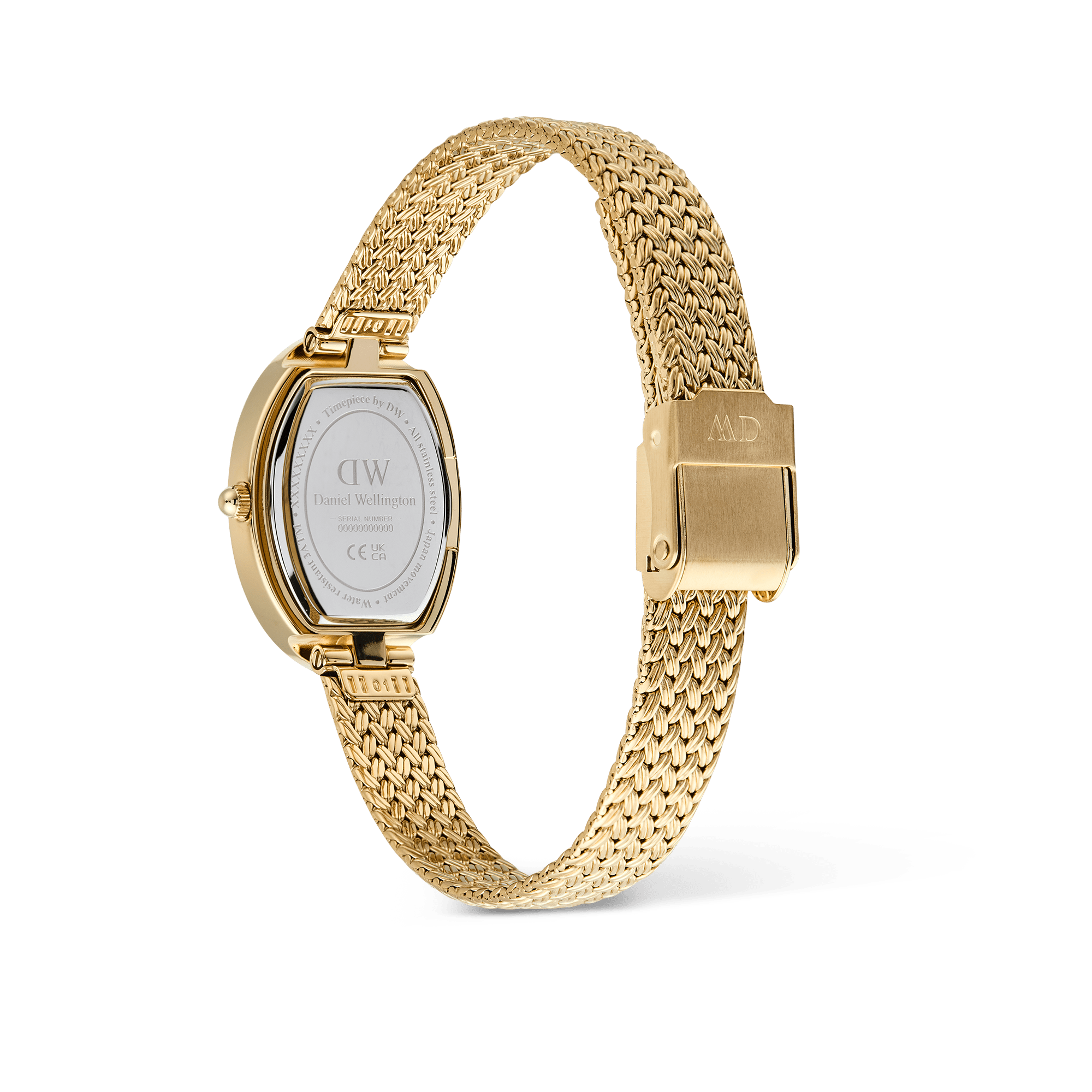 Daniel Wellington Juliette Braided Mesh White Sunray Gold