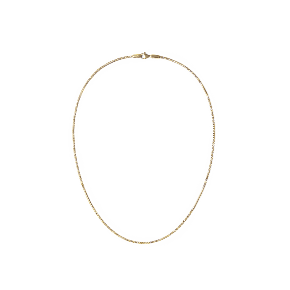 Daniel Wellington Tide Mesh Necklace Gold 1.8