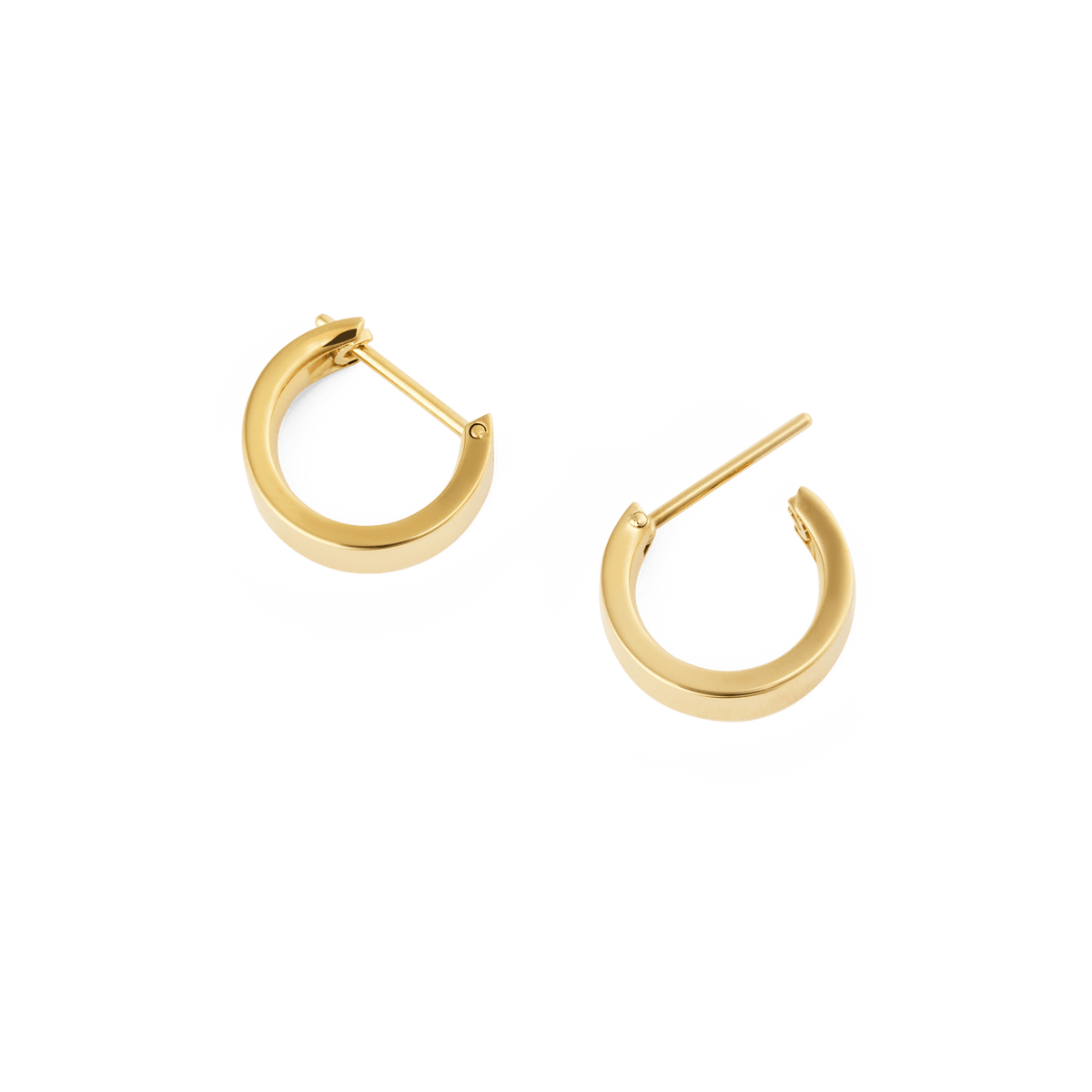 Daniel Wellington Line Earrings Polished Gold 3.5mm