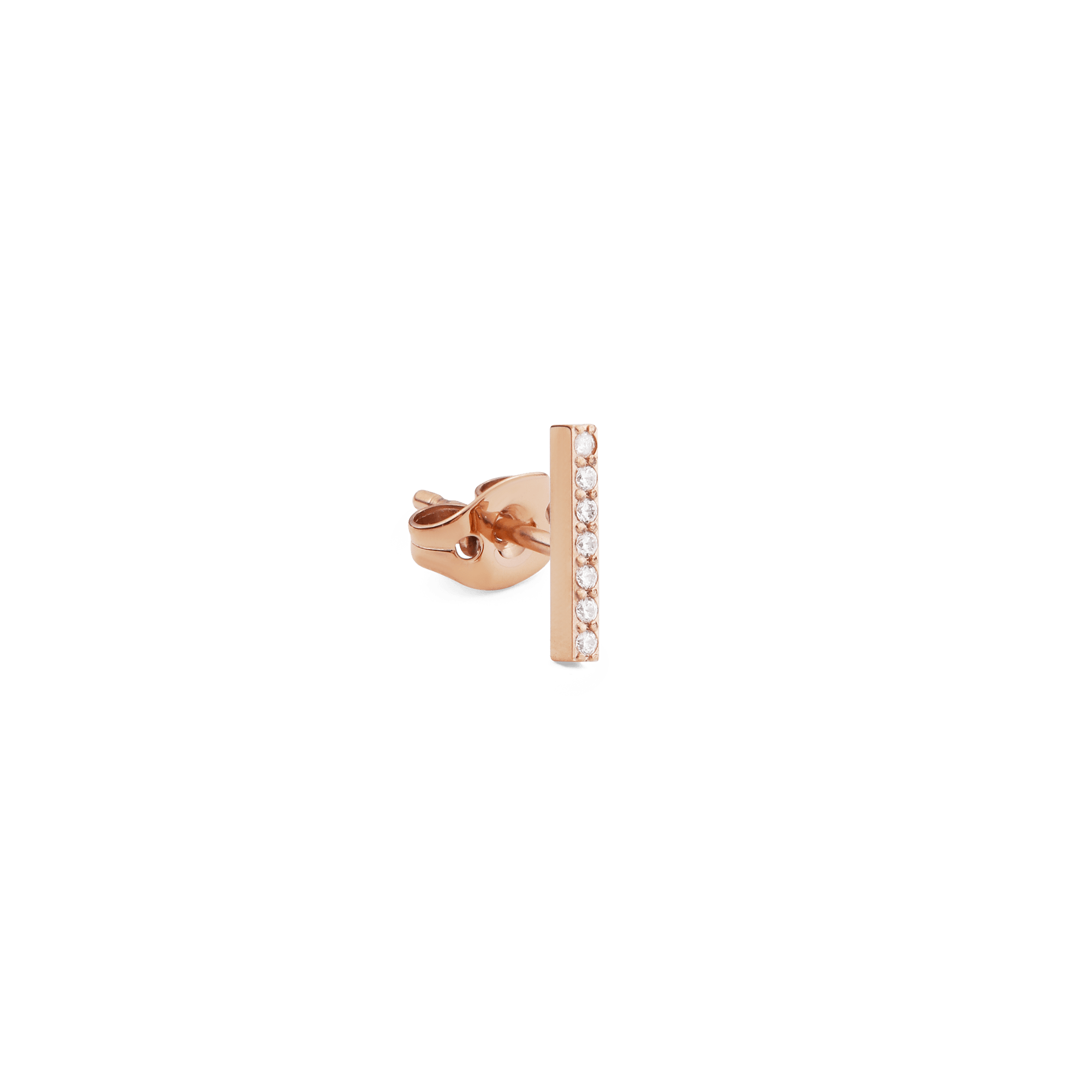Daniel Wellington Crystal Bar Stud Rose Gold