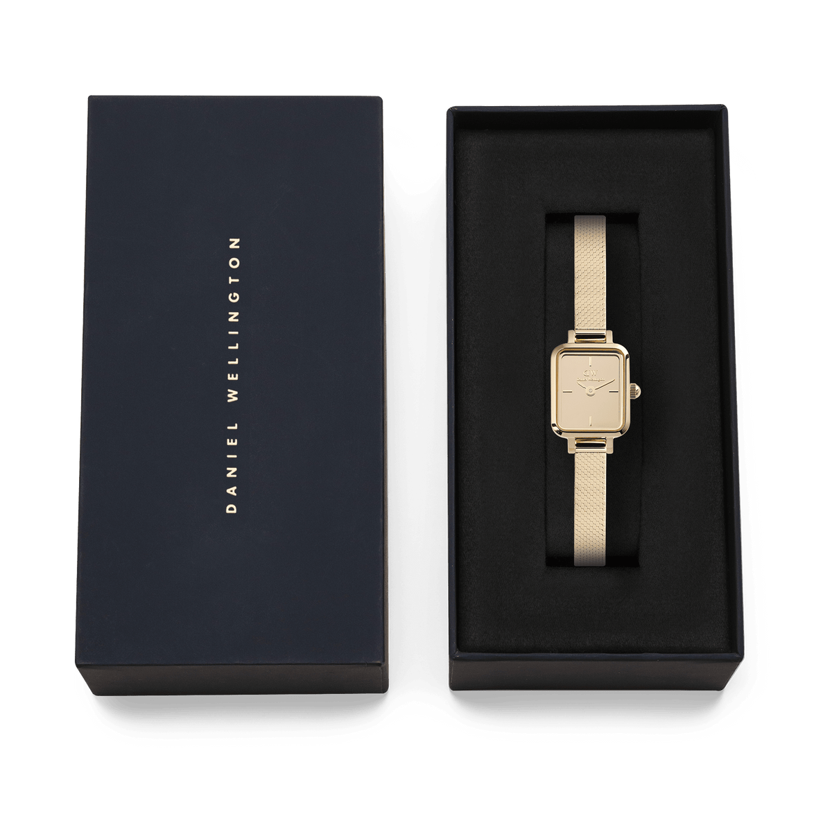 Daniel Wellington Quadro Mini Reflection Gold Watch