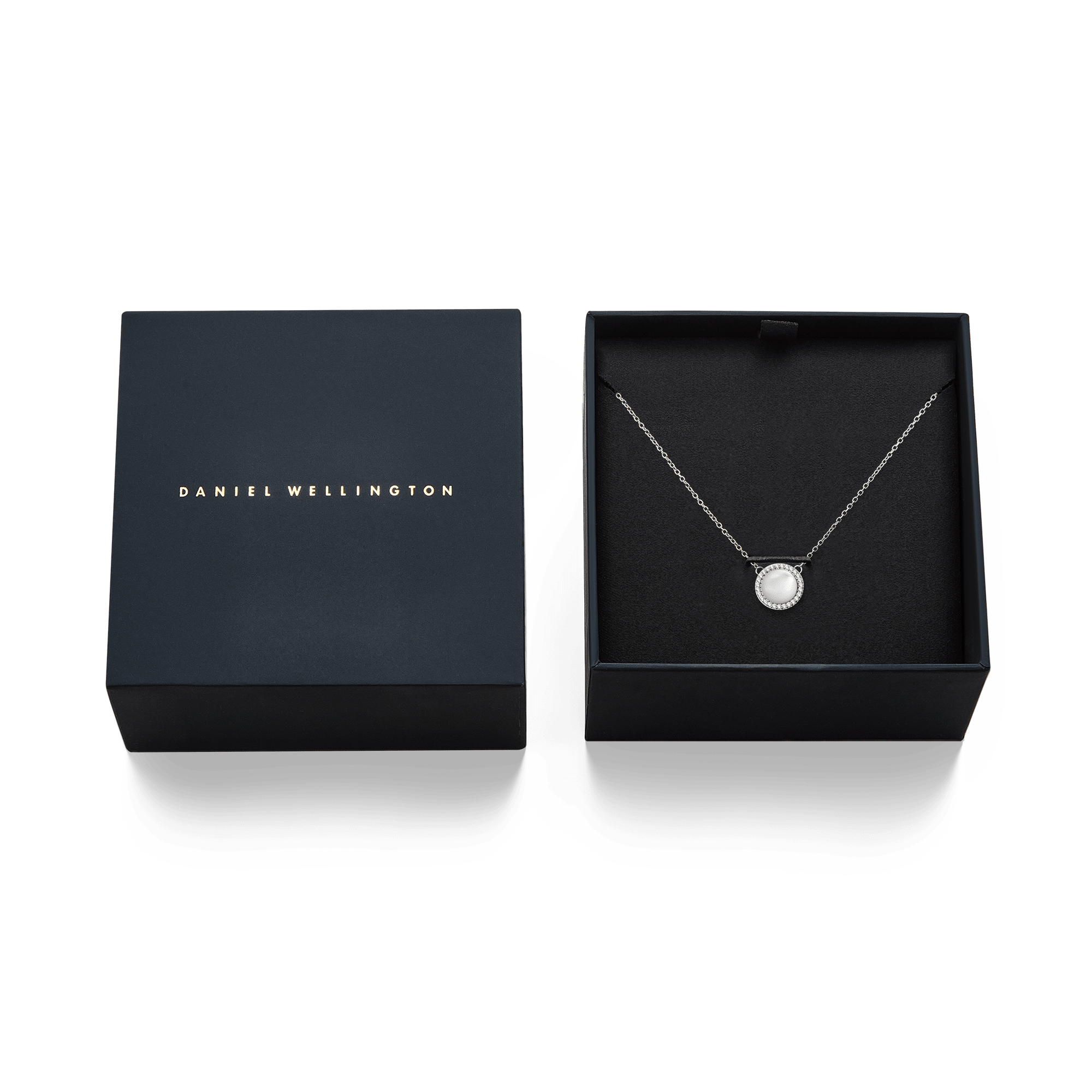 Daniel Wellington Audrey Necklace Mother of Pearl Silver