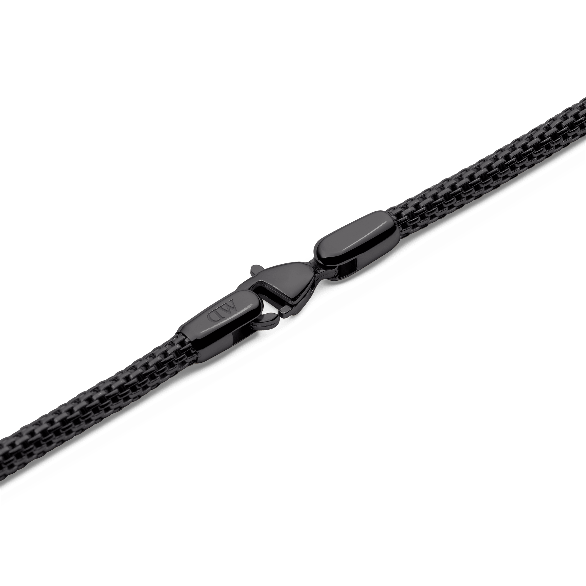 Daniel Wellington Tide Mesh Necklace Black 2.8