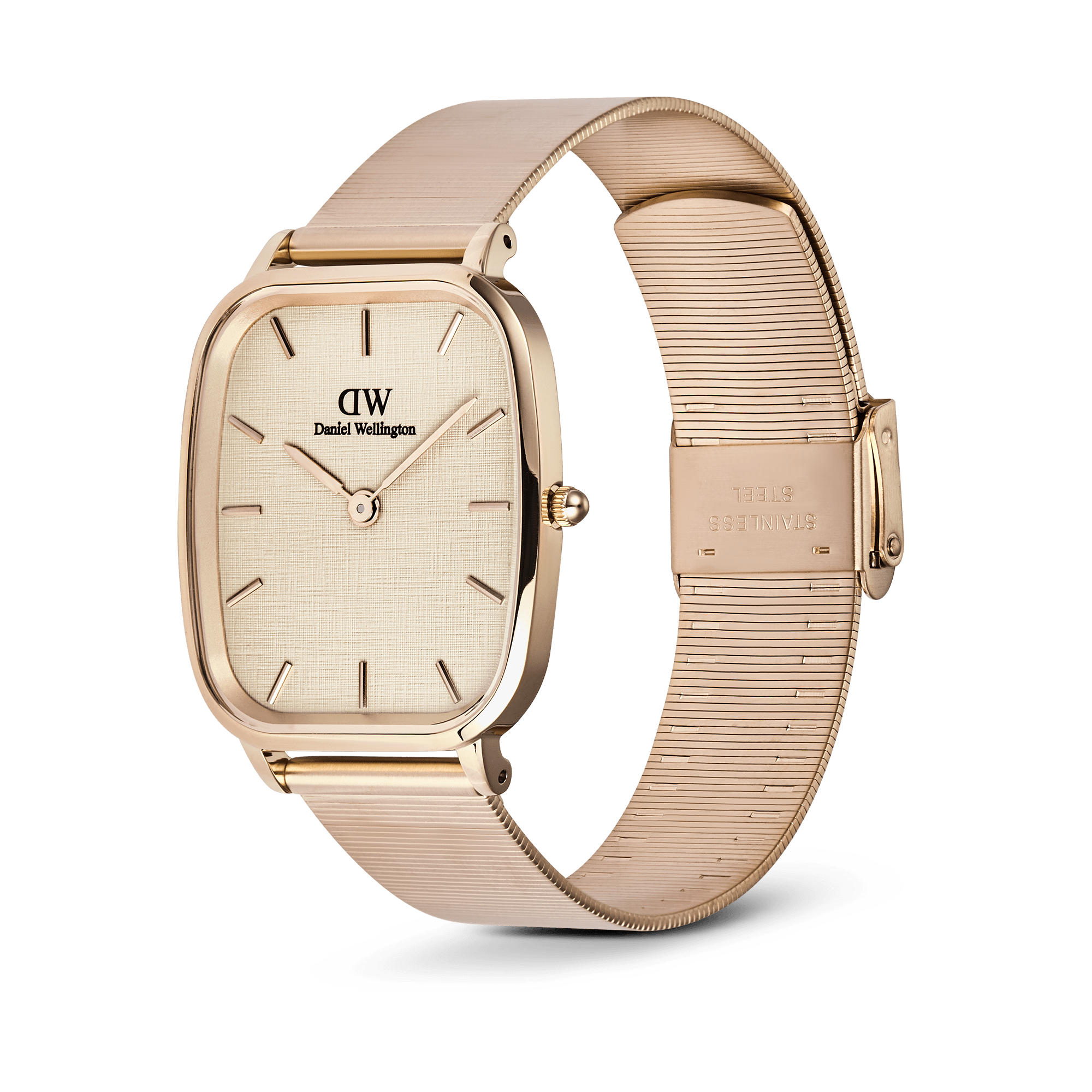Daniel Wellington Marlon Wire Linen Rose Gold Watch