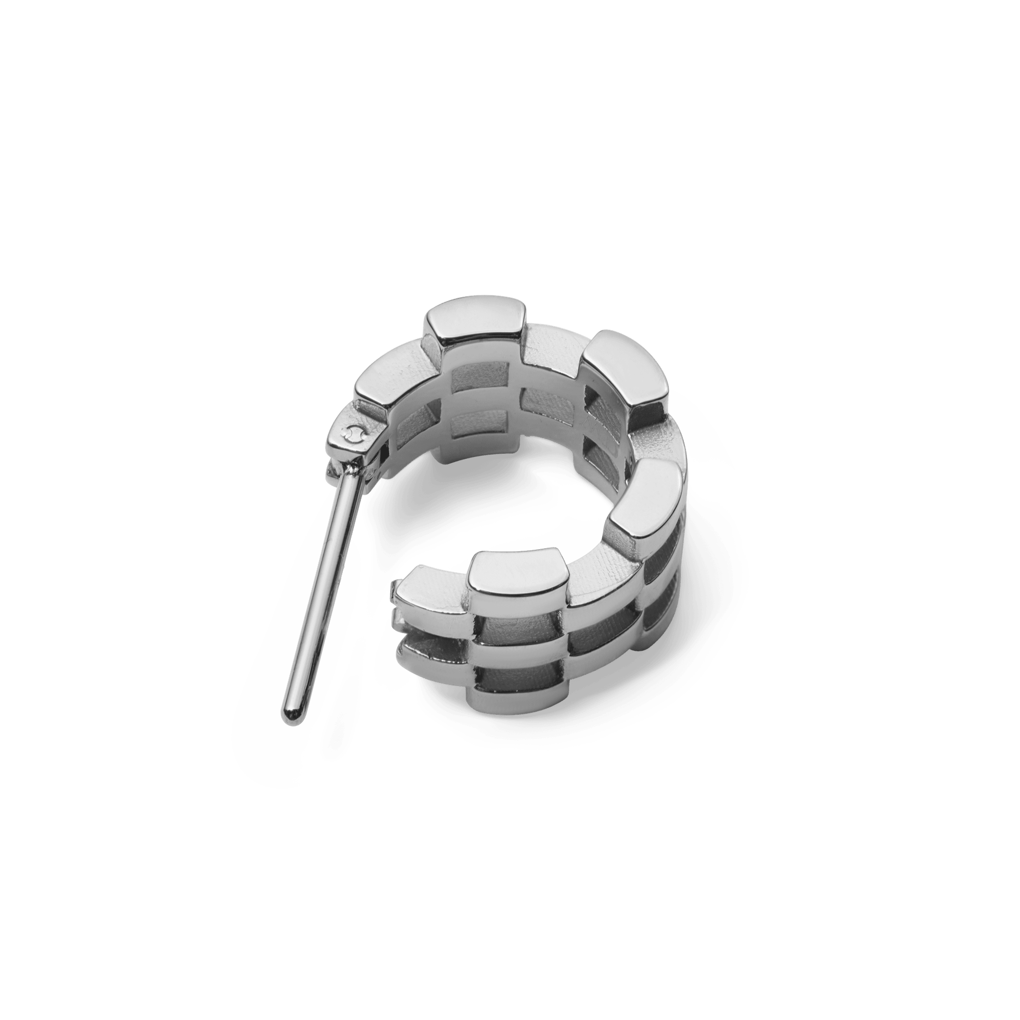 Daniel Wellington 3-Link Earrings Silver