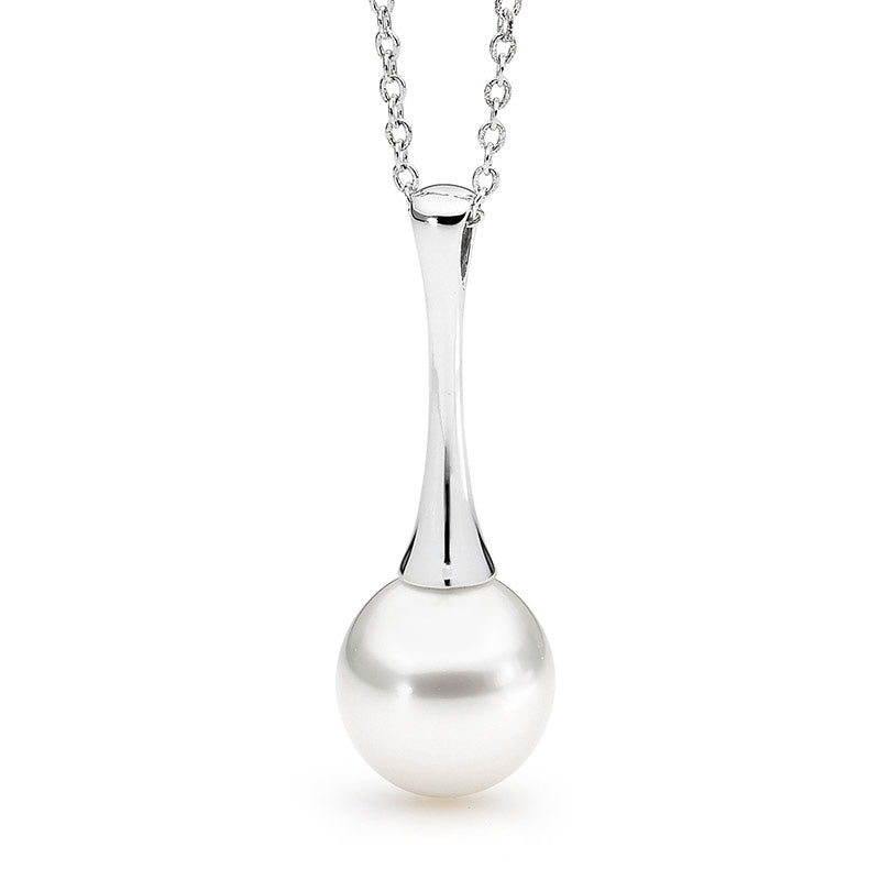 18ct White Gold Pearl Pendant