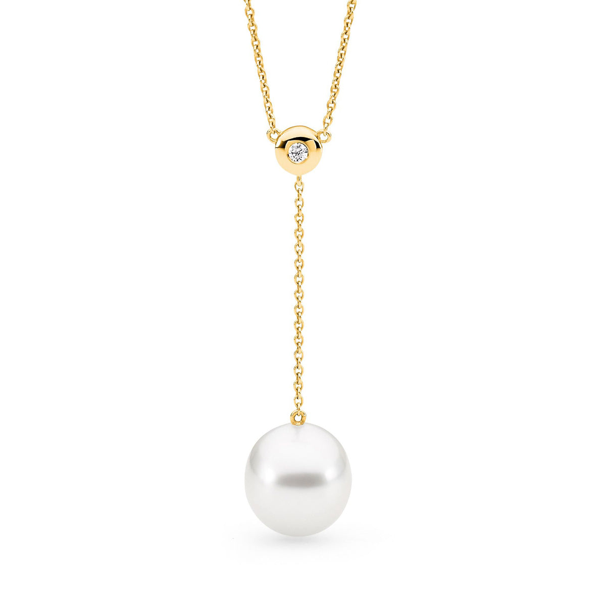 18ct Yellow Gold Pearl Pendant