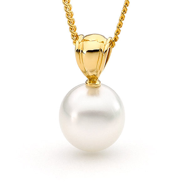 18ct Yellow Gold Pearl Pendant