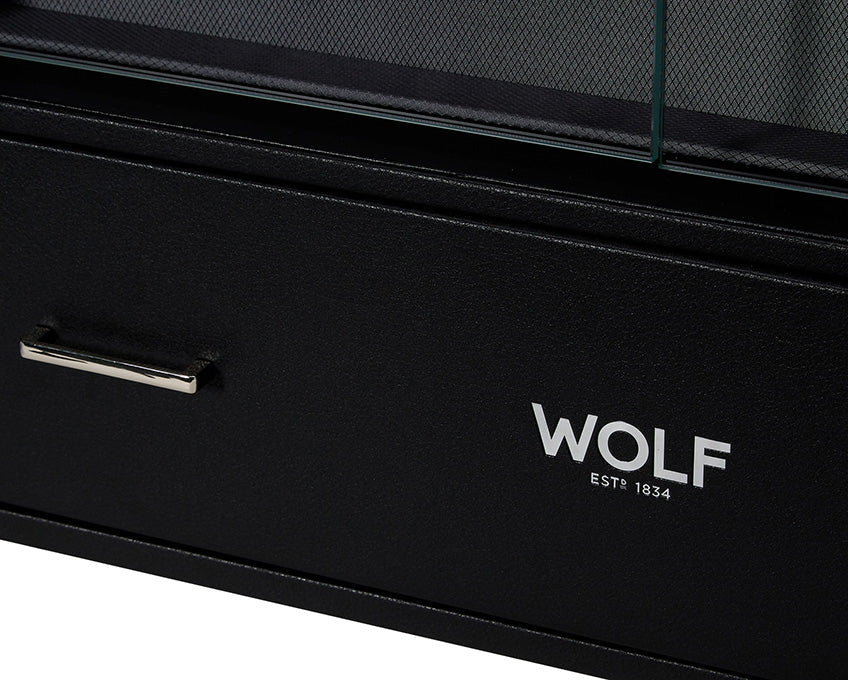 Wolf Viceroy 12 Piece Watch Winder Cabinet Black