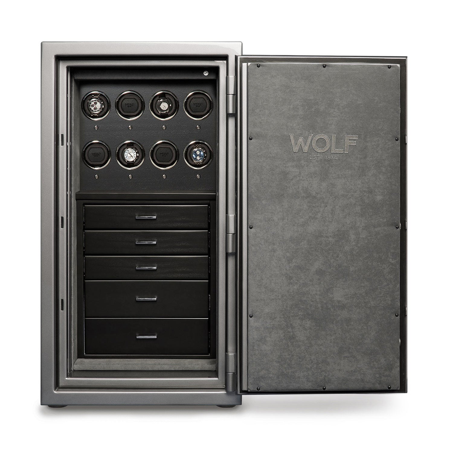 Wolf Atlas 8 Piece Winder Safe Titanium