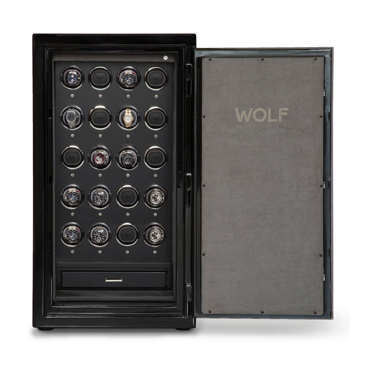 Wolf Atlas 20 Piece Winder Safe Titanium