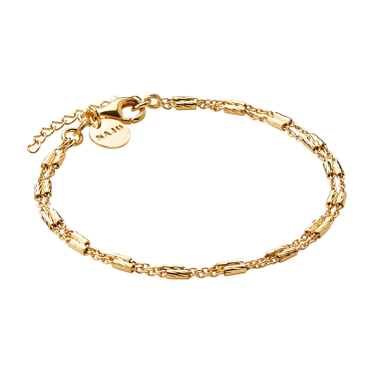 NAJO Equilibrium Yellow Gold  Bracelet (18.5cm+ext)