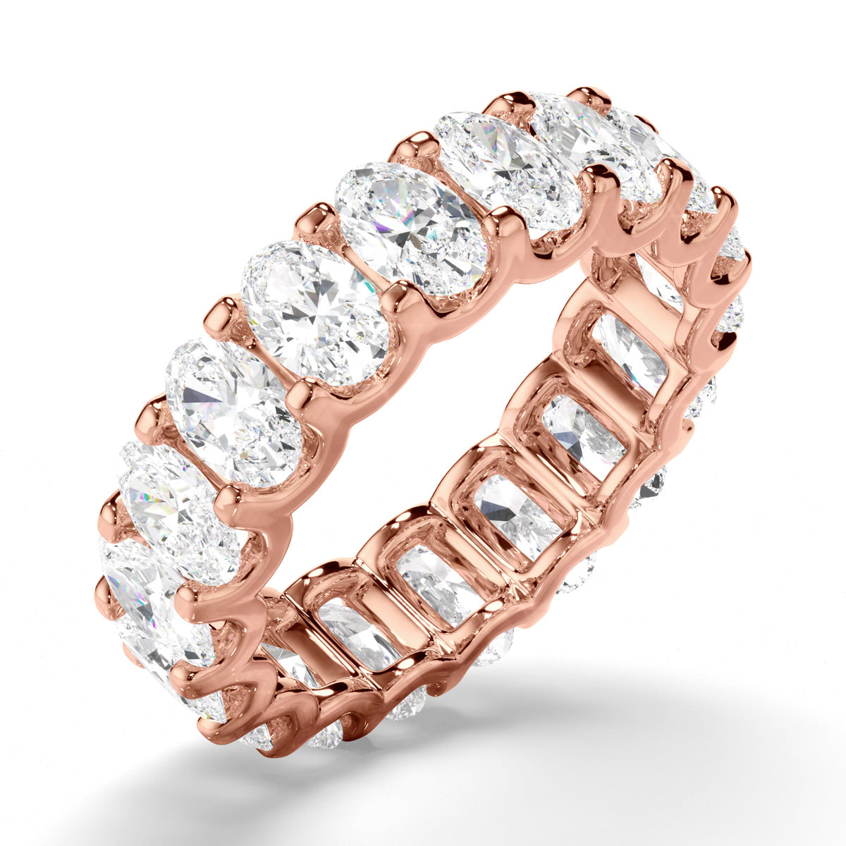 Oval Cut Diamond Eternity Ring