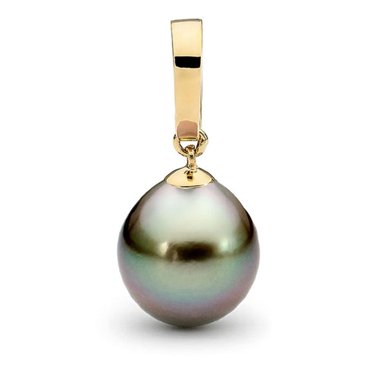 9ct Yellow Gold Beatrice Tahitian Pearl Pendant