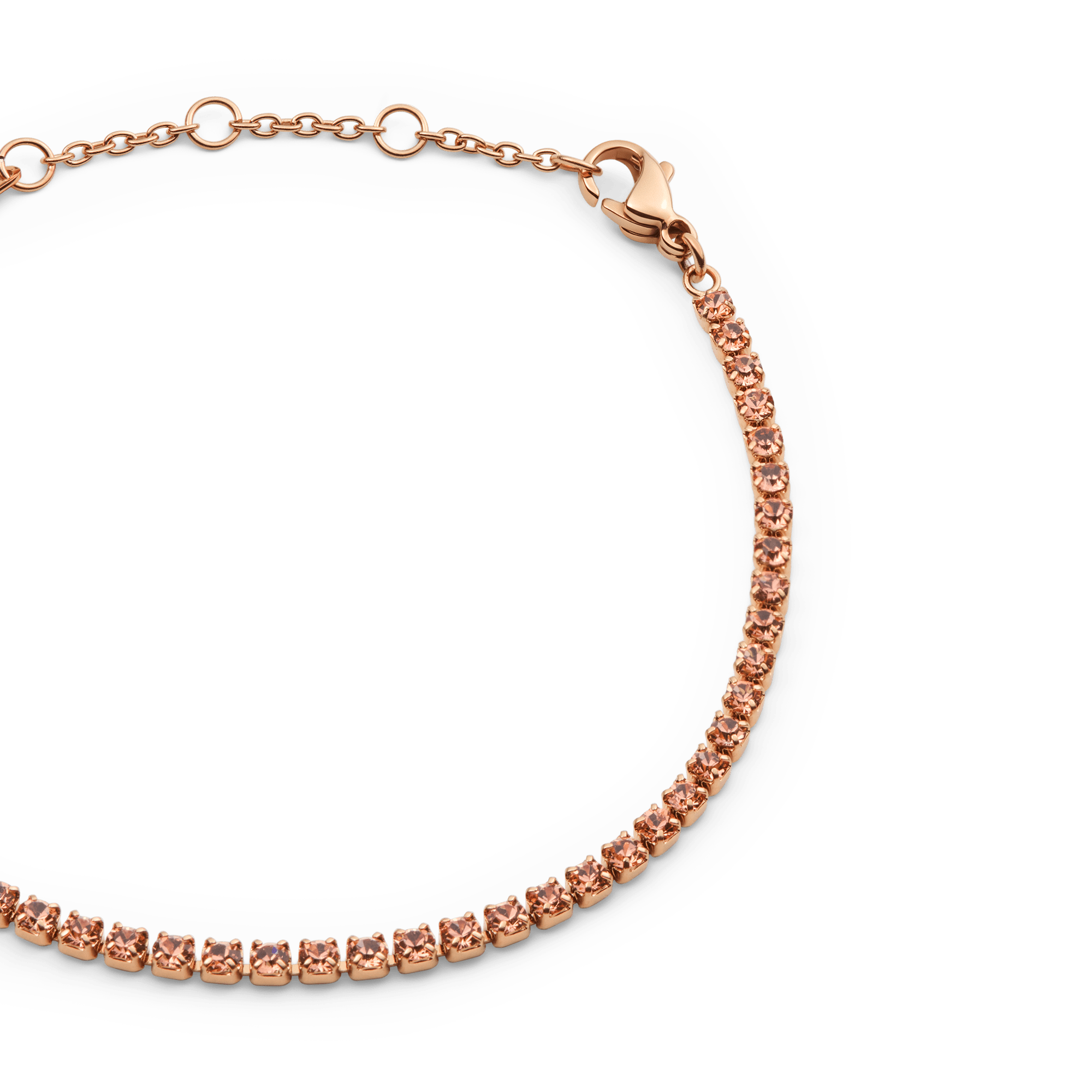 Daniel Wellington Classic Tennis Bracelet Apricot Rose Gold