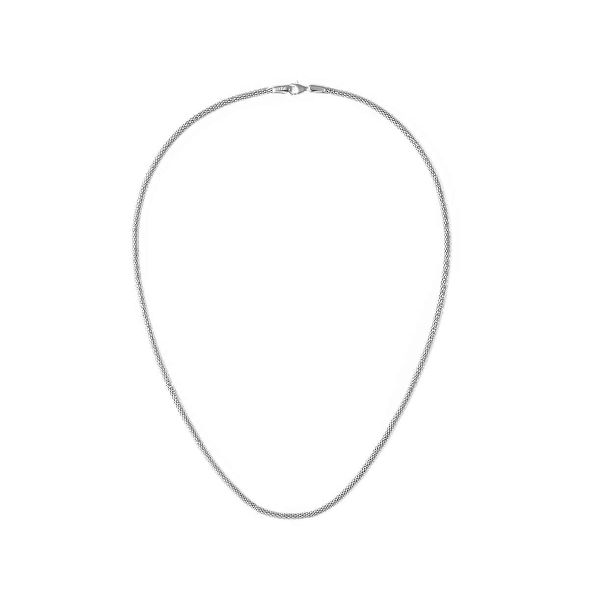 Daniel Wellington Tide Mesh Necklace Silver 2.8
