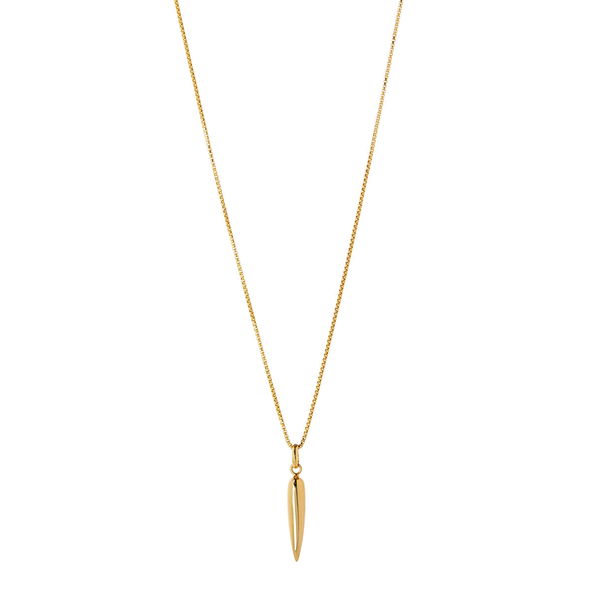 NAJO Chilli Drop Yellow Gold Necklace