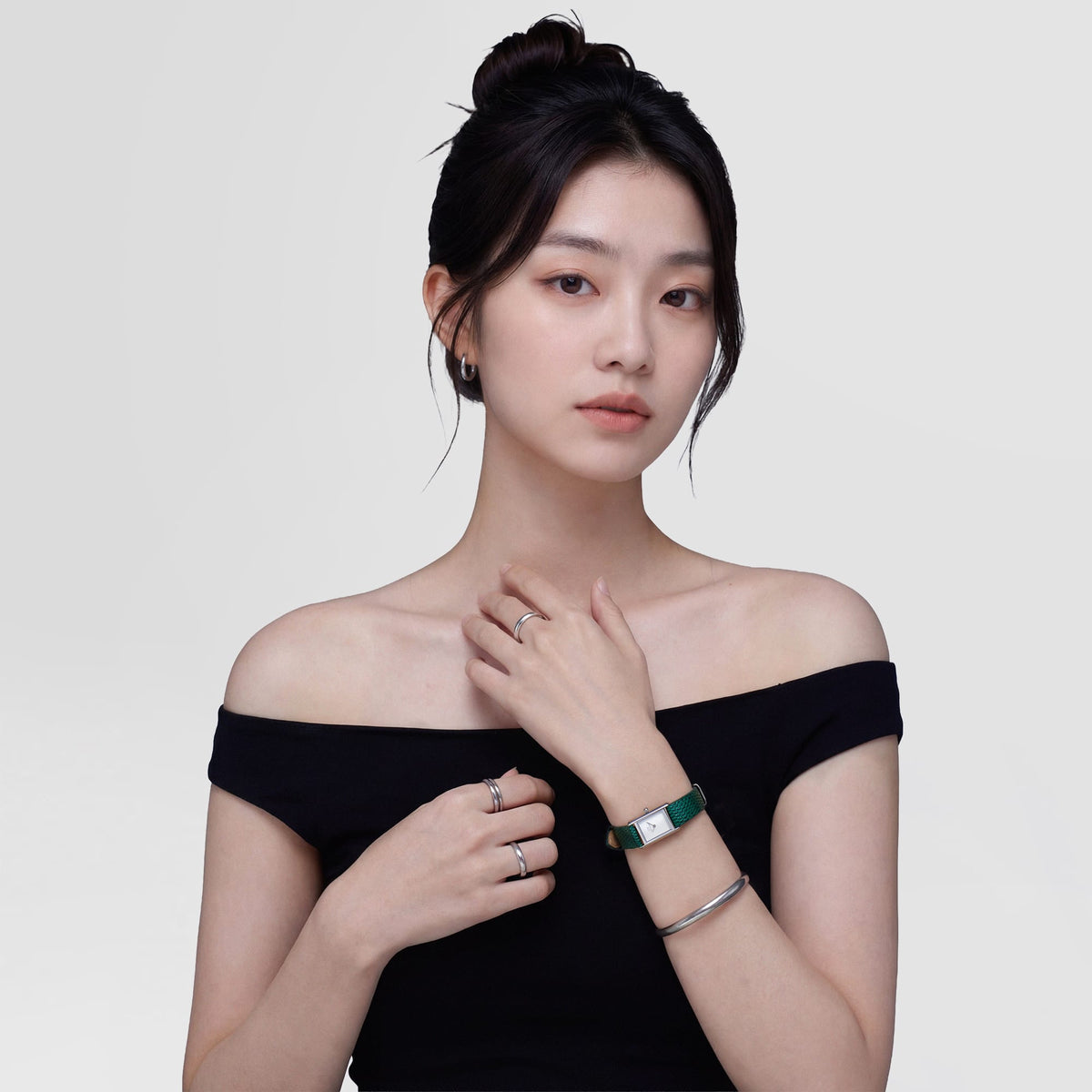 Daniel Wellington Arch Cuff Silver 6mm
