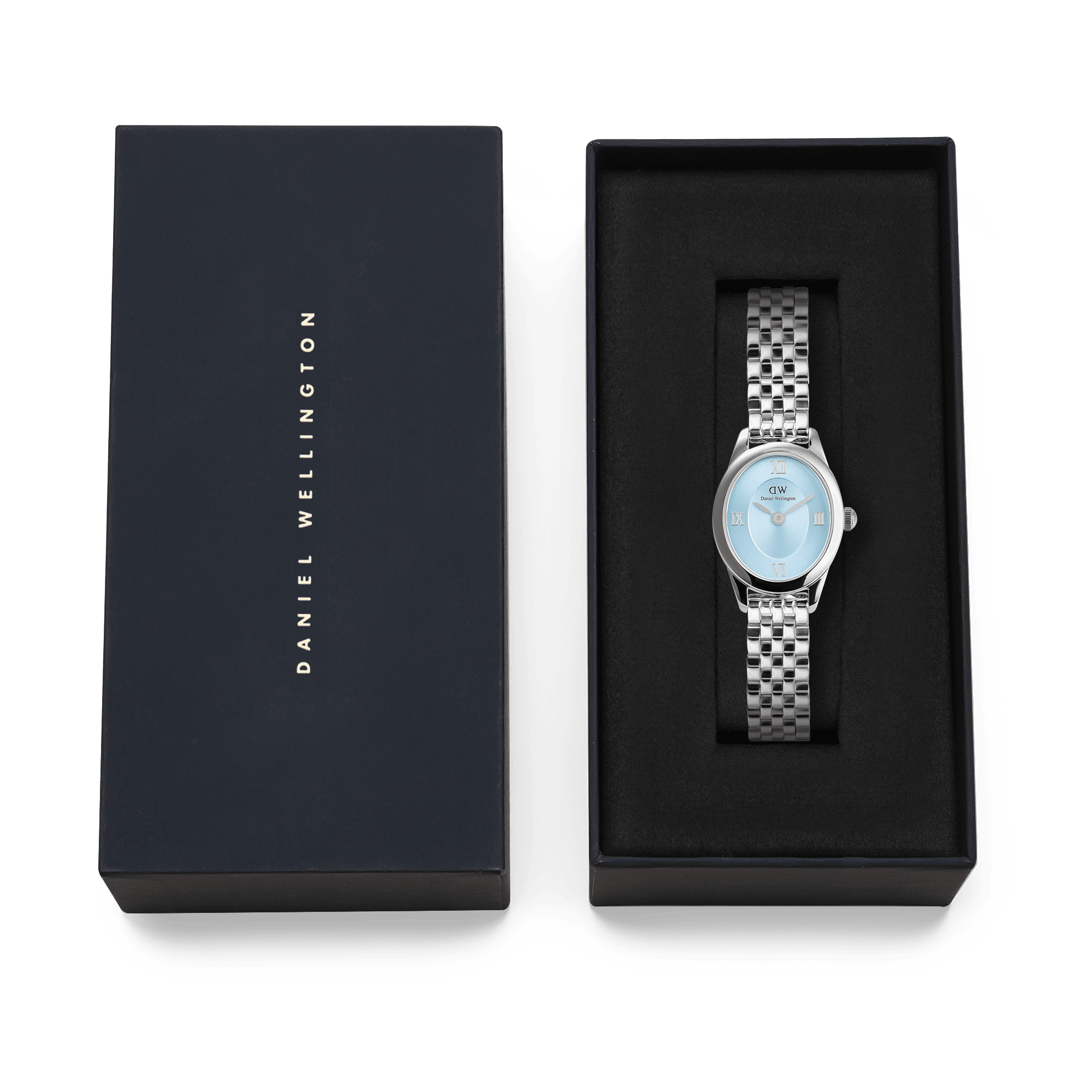 Daniel Wellington Ophelia Mini Ice Blue Silver Watch