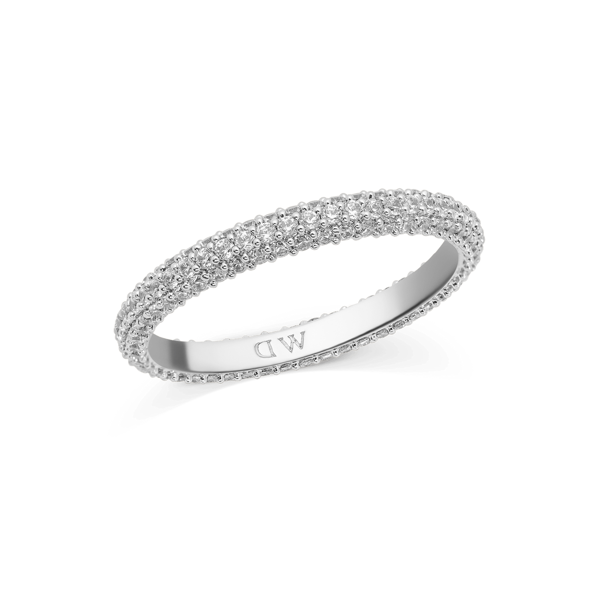 Daniel Wellington Pave Ring Silver 3 mm