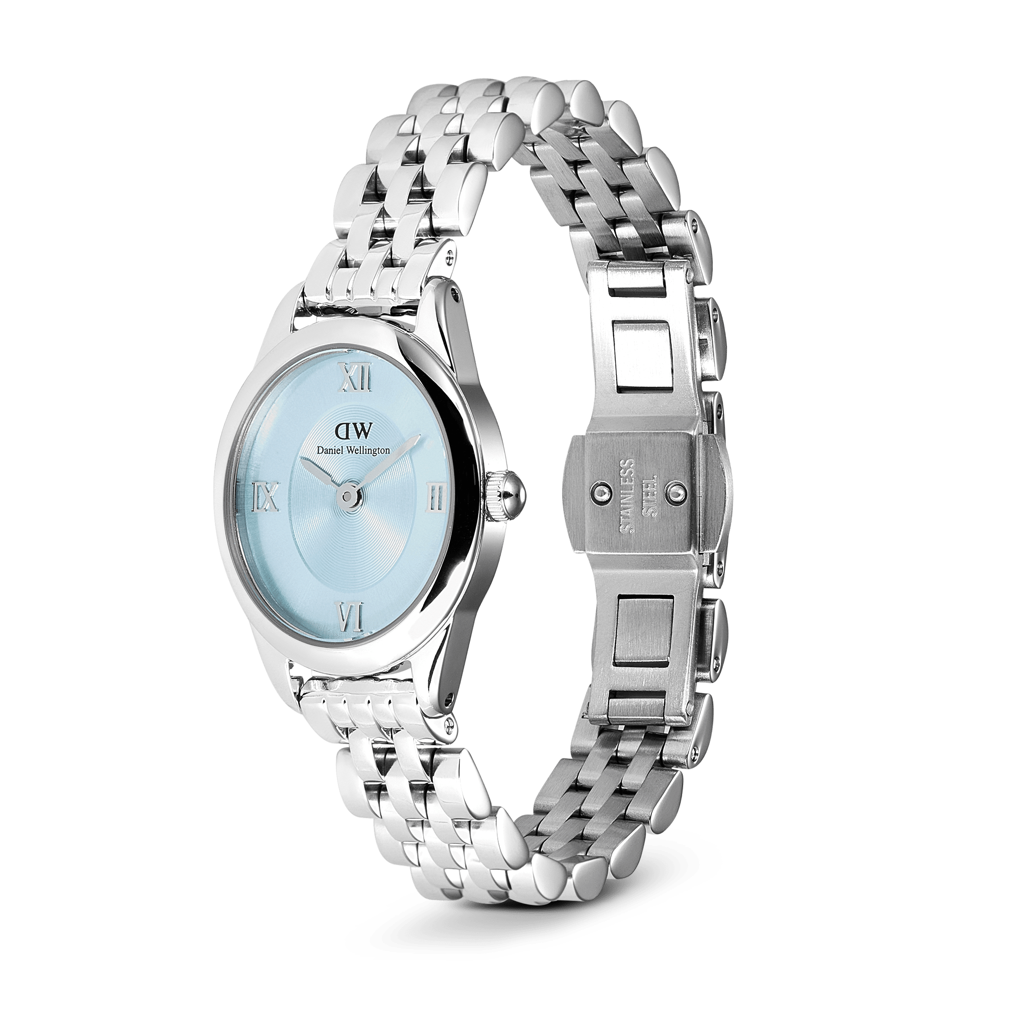 Daniel Wellington Ophelia Mini Ice Blue Silver Watch