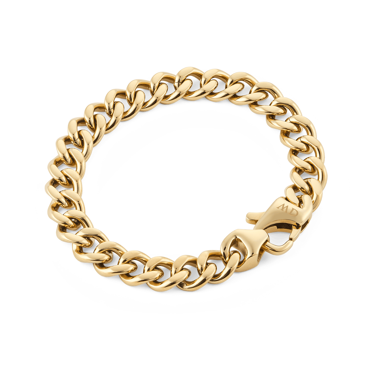 Daniel Wellington Ellipse Cuban Chain Bracelet Gold