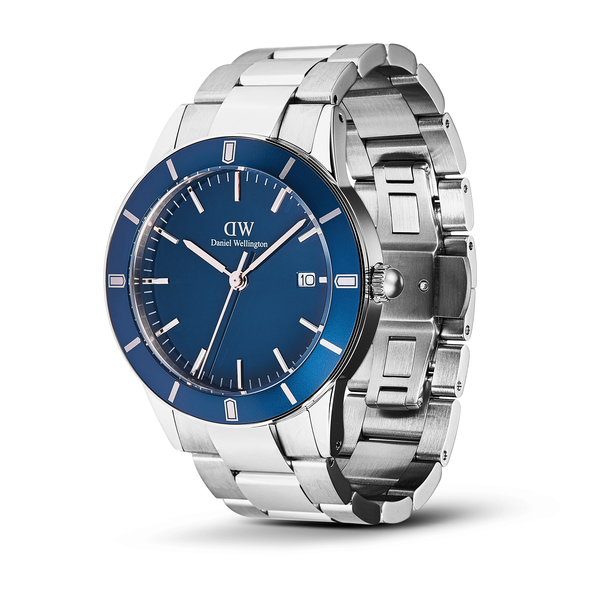 Daniel Wellington Iconic Paradigma Link Blue Enamel Watch