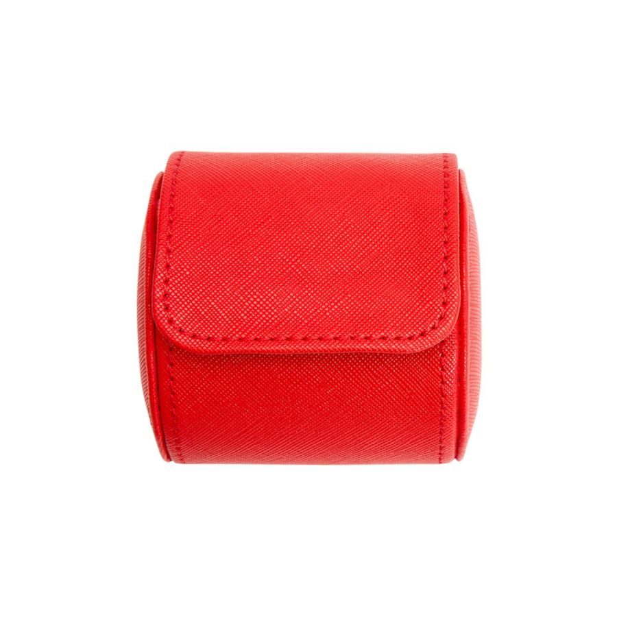 Wolf Tutti Frutti Single Watch Roll Red