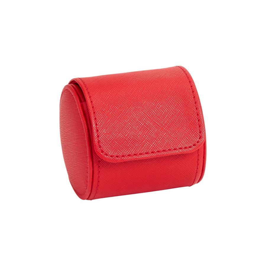 Wolf Tutti Frutti Single Watch Roll Red