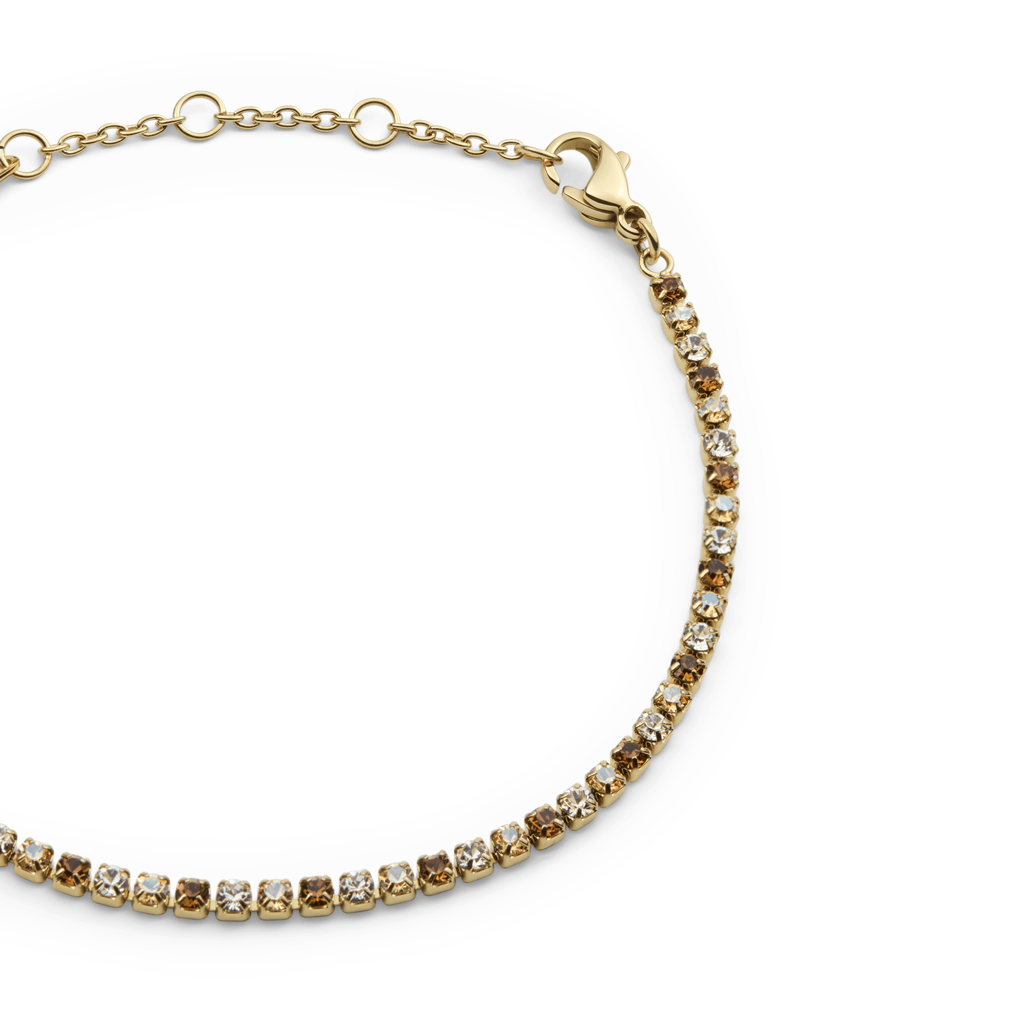 Daniel Wellington Classic Tennis Bracelet Honey Combo Gold
