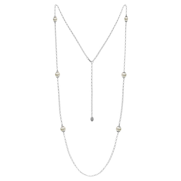 Autore Silver Chain and South Sea Pearl Necklace