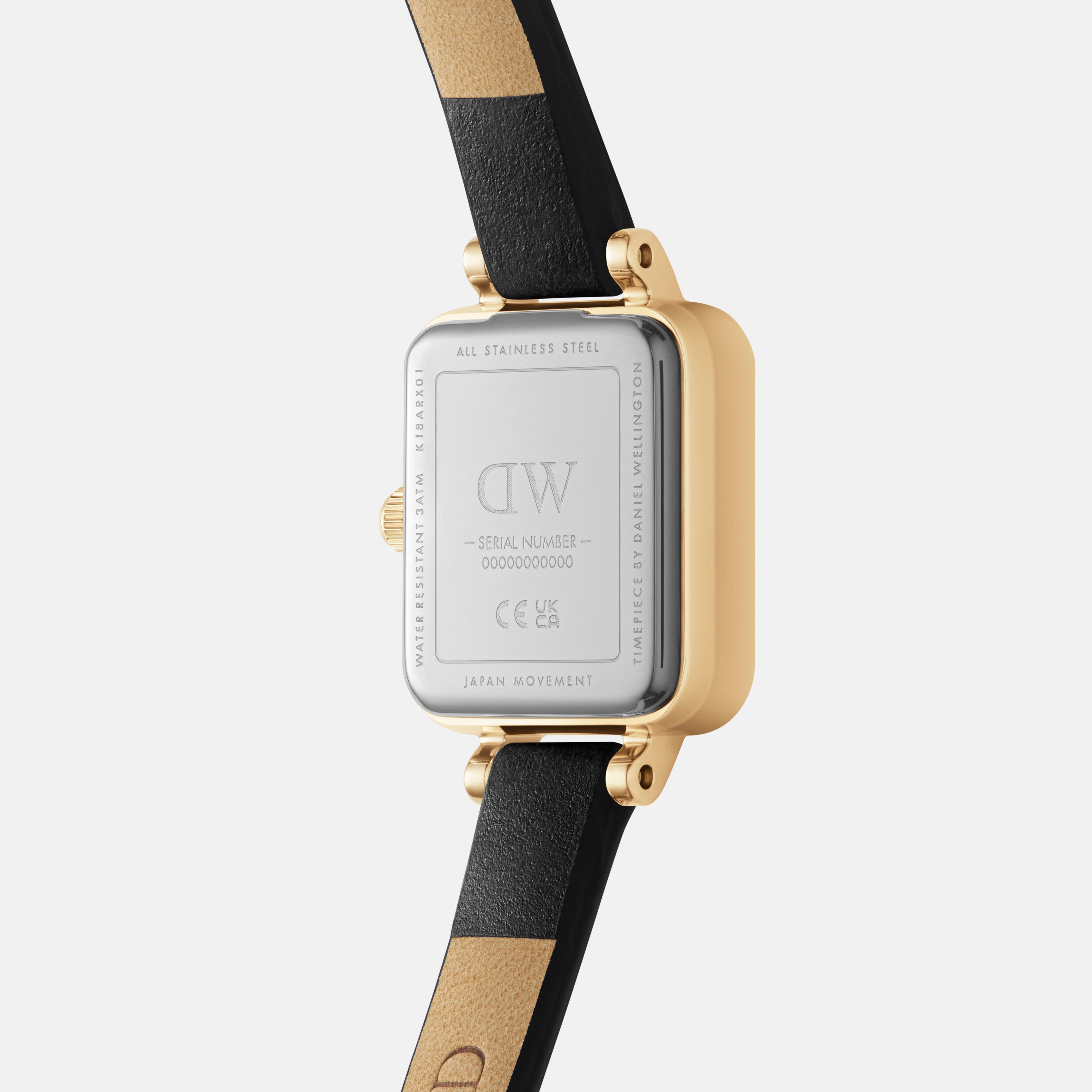 Daniel Wellington Quadro Mini 15x18 Sheffield Gold White Watch