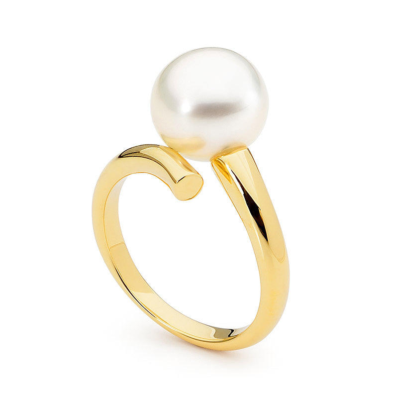 18ct Yellow Gold Pearl Ring